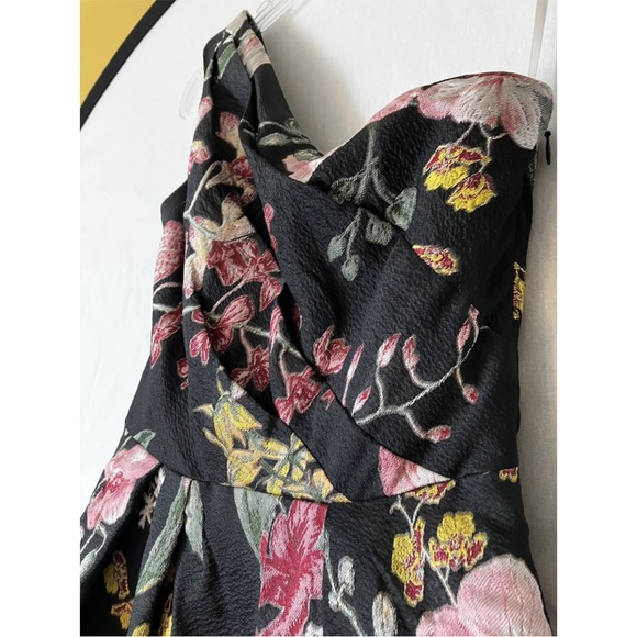 Marchesa Notte One Shoulder Gown - Picture 8 of 10